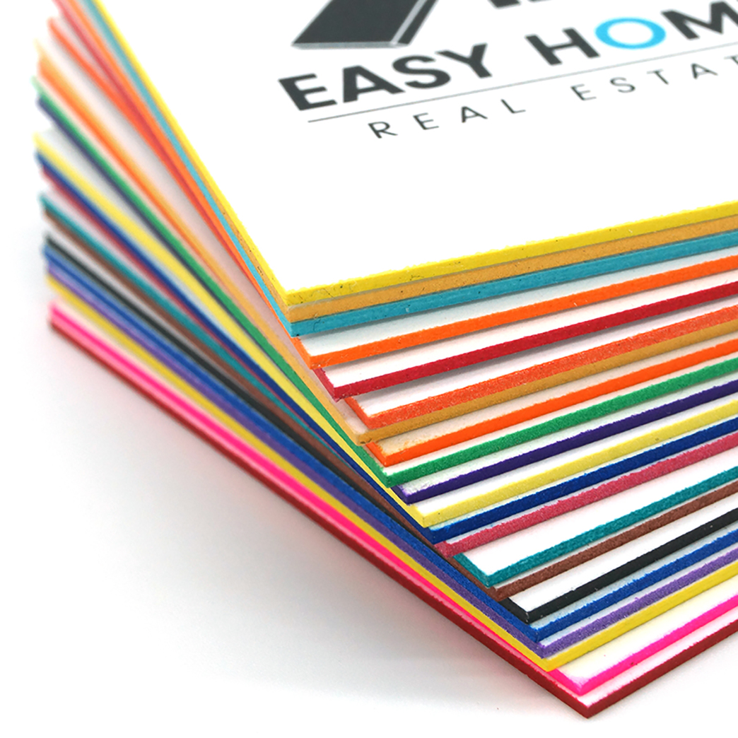 32PT Uncoated Painted EDGE Business Cards